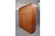 Large vintage 4-door wardrobe in teak - view 6