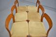 Set of 6 teak Model 75 dining chairs by Niels Moller - view 10