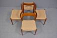 Set of 4 Niels Moller design dining chairs in teak | Model 75 - view 2
