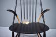 Illum Wikkelso vintage rocking chair in black lacquer - view 7
