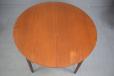 Hans Olsen design vinatge teak extending dinette dinign table and 6 matching chairs