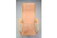Swedese - Sweden, Vintage lamino chair with original leather seat upholstery