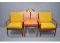 A beautiful set of Poul Jeppesen produced chairs and table.