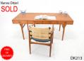 4 drawer teak desk | Nanna Ditzel design