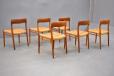 Model 75 dining chais by Niels o Moller