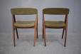 Danish midcentury teak dining chairs made by farstrup model 205
