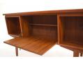 1960s teak desk with rear storage | 7 drawers - view 9