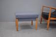 Arne Vodder design foot stool model 7861 with new upholstery - view 9