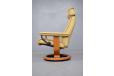 vintage ekorness recliner armchair with matching footstool for sale