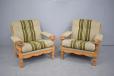 Pair of Brutalist Nordic Armchair 1970s design