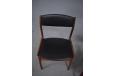 Rosewood Dining chairs with Black vinyl seats | NOVA - view 4