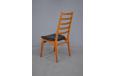 Set of 6 high-back dining chairs in teak | Reupholstery Project - view 8