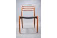 Set of 6 vintage model 78 teak dining chaire produced 1962 by J L Mollers mobelfabrik, denmark