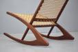 Rocking chair similar to model 599 rocking chair by Frederik A Kayser