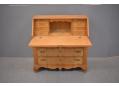 Solid oak bureau with writing desk & secret compartment - view 4