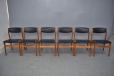 Set of 6 vintage teak dining chairs produced by Dyrlund Smith - view 4