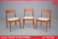 Vintage teak dining chair  produced by Korup Stolefabrik - view 1