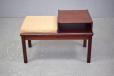 a great sturdy table for sitting and putting on shoes