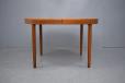 Round teak dining table by Randers Mobelfabrik - view 3