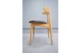 Model CH33 dining chairs in oak designed in 1957 by Hans J Wegner