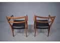Bernhard pedersen & son produced vintage armchairs in rosewood from 1965