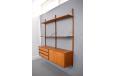 poul Cadovius ROYAL system in teak and brass for sale