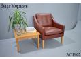 Vintage Borge Mogensen armchair model 2207 | Indian red leather