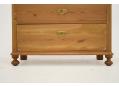 Stylish antique pine chest of drawers with large deep drawers