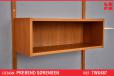 Vintage teak open display cabinet | PS SPARES - view 1
