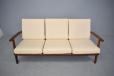 Vintage teak 3 seater sofa designed by AAGE PETERSEN (director of GETAMA) model GE88