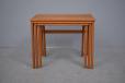 Set of 3 nesting tables in vintage teak - view 6