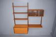 Teak 2 bay modular royal system designed in 1947 by Poul Cadovius