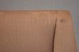 Slim 3 seater sofa in original pink upholstery with teak legs for sale