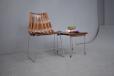Midcentury rosewood SCANDIA dining chair with chrome frame produced 1957 by HOVE