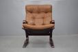 1970s Hove Mobler SKYLINE armchair in beech and leather