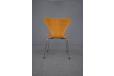 Arne Jacobsen design series 7 chair produced 1955 by Fritz Hansen