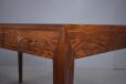 Brazilian rosewood desk with 4 locking drawers and minimalist design