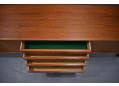 1960s design sideboard with sliding doors & 4 drawers by Bramin.