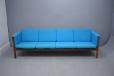 A rare and impressive 4 seat sofa by Hans Wegner, Model AP63 - High arms