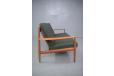 France & Daverkosen production model FD128 2 seater teak frame sofa