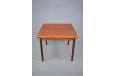 Danish Mobelfabrik production square top dining table with 2 pull out leaves