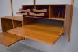 Vintage teak 2-bay ROYAL system with drop down desk | Poul Cadovius - view 11