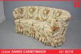Curved frame kidney sofa in floral upholstery | Danish Cabinetmaker - view 1