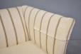 Classic box-frame 2 seat sofa in striped wool upholstery - view 9