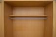 Vintage Danish 2 door wardrobe in light oak with locking door and dismantleable design