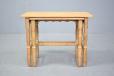 Vintage nest of 2 tables in solid oak by Danish Cabinetmaker