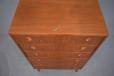 Vintage danish chest of drawers with impressive grain pattern 