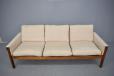 Vintage model AP62 3 seater sofa in rosewood