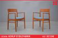 Vintage teak carver chair produced by Korup Stolefabrik - view 1