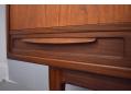 Tall sideboard in teak with large central compartment ideal for TV